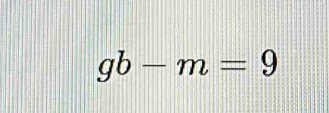 gb-m=9