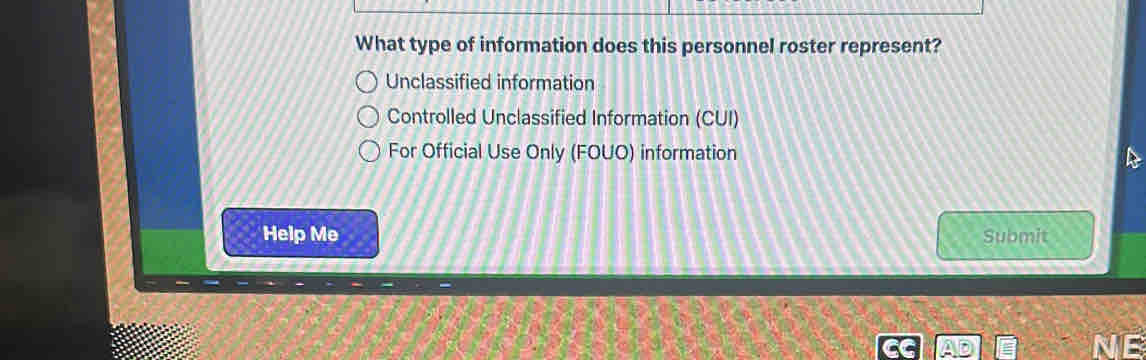 Solved: What type of information does this personnel roster represent ...