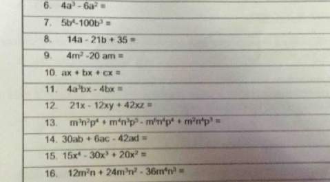 4a^3-6a^2=
16.