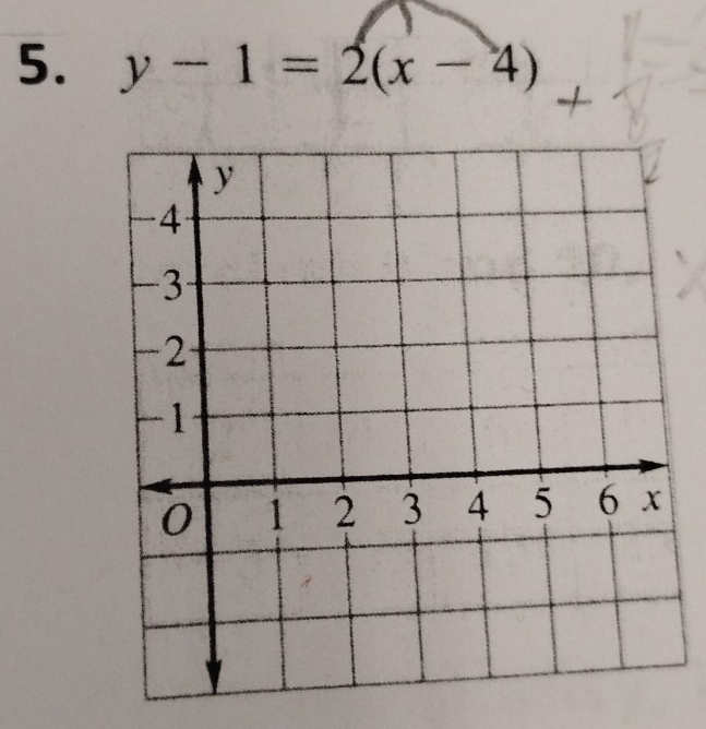 y-1=2(x-4)