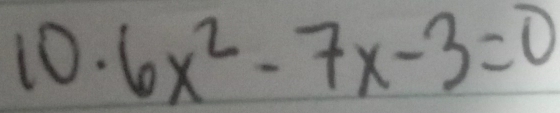 10.6x^2-7x-3=0