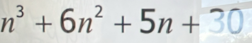 n^3+6n^2+5n+ 3 1