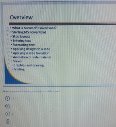 Solved: Overview + What is Microsoft PowerPoint? Starting MS PowerPoint ...
