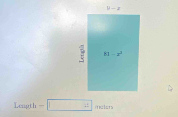 Length =□ meters