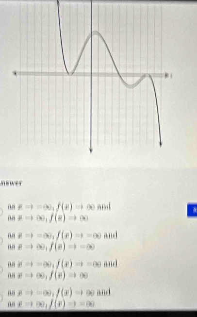 na wer
cos xRightarrow =∈fty , f(x)to ∈fty and
cos xto ∈fty Rightarrow ∈fty , f(x)Rightarrow ∈fty
cos xto =∈fty , f(x)to =∈fty and
cos xto ∈fty to ∈fty , f(x)Rightarrow =∈fty
j  ento ∈fty , f(x)to =∈fty and 
n xto ∈fty , f(x)to ∈fty
xRightarrow ∈fty , f(x)Rightarrow ∈fty and
mu to ∈fty , f(x)to =∈fty