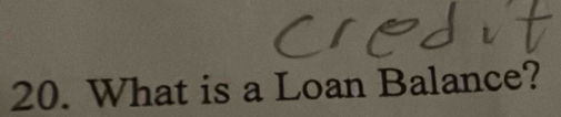 What is a Loan Balance?