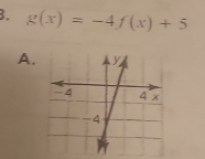 g(x)=-4f(x)+5
A.