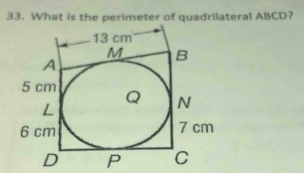 What is the perimeter of quadrilateral ABCD?