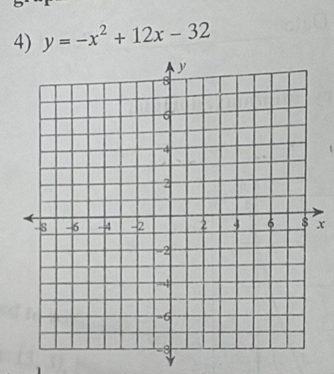 y=-x^2+12x-32
x