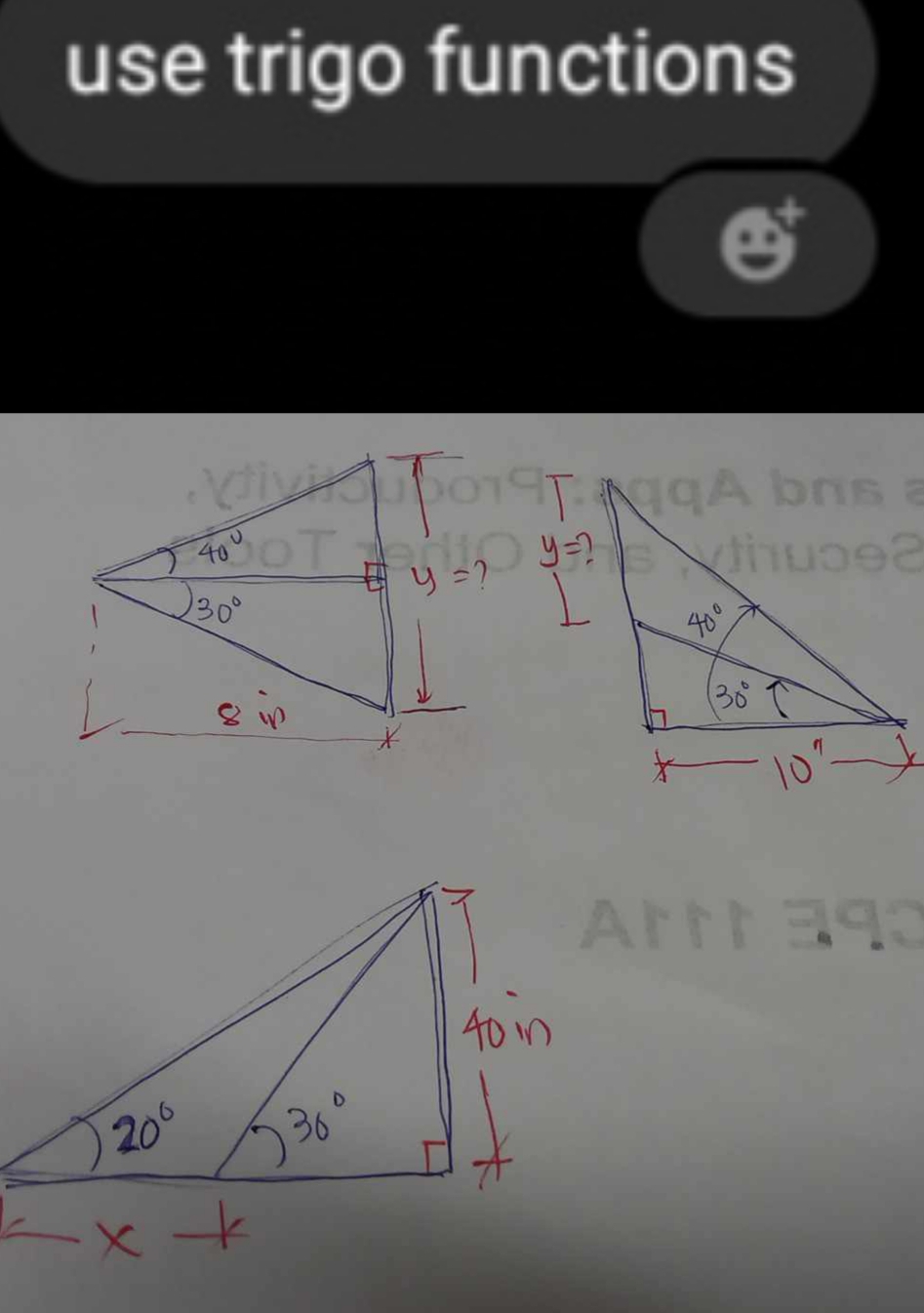 use trigo functions