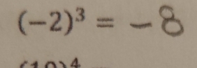 (-2)^3=
A