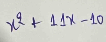 x^2+11x-10