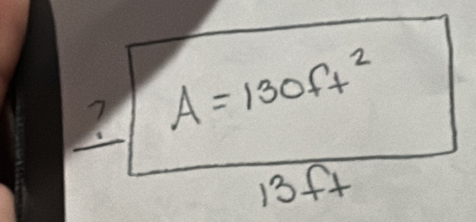 2 A=130ft^2
13ft