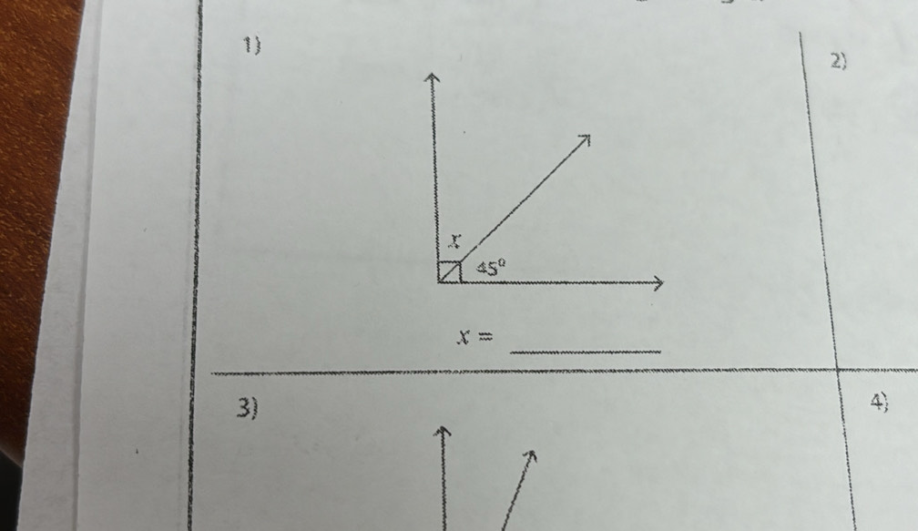 x=
3)
4