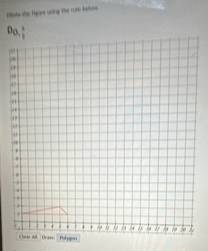 Dilats the figure using the rule helms