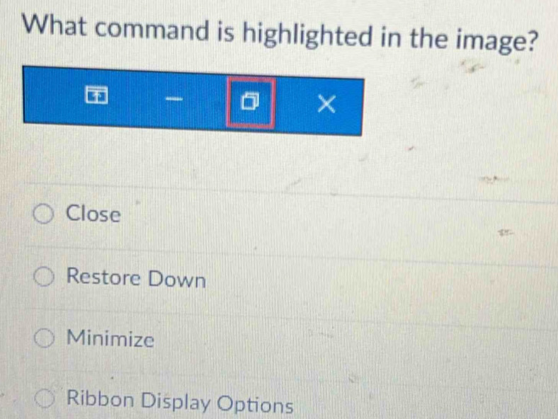 Solved: What command is highlighted in the image? 1 × Close Restore ...
