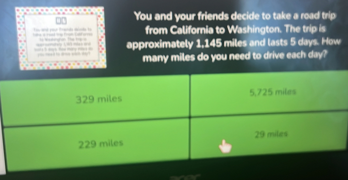 Solved: You and your friends decide to take a road trip ou and your ...