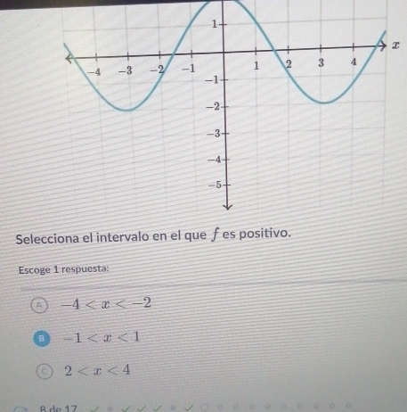 x
Sele
Escoge 1 respuesta:
-4
-1
2
º dº 17