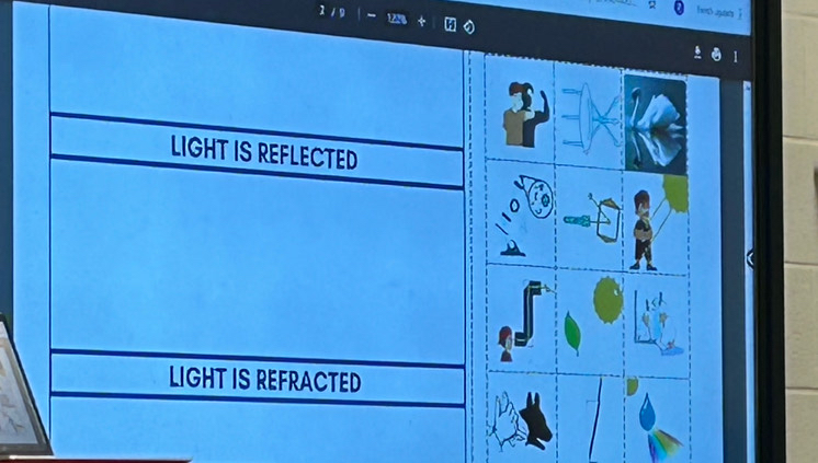 1 / 9
LIGHT IS REFLECTED
LIGHT IS REFRACTED