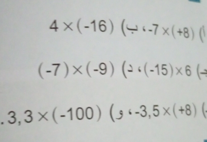 4* (-16)(/ -7* (+8)(
(-7)* (-9)(2+(-15)* 6(-
3,3* (-100)(s6-3,5* (+8)(