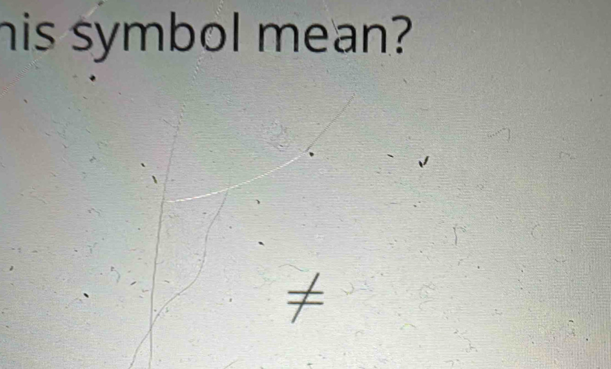 his symbol mean? 
I