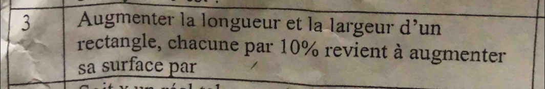 Solved: Augmenter la longueur et la largeur d'un rectangle, chacune par ...
