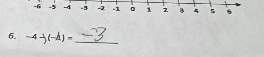 -4-j(-1)= _