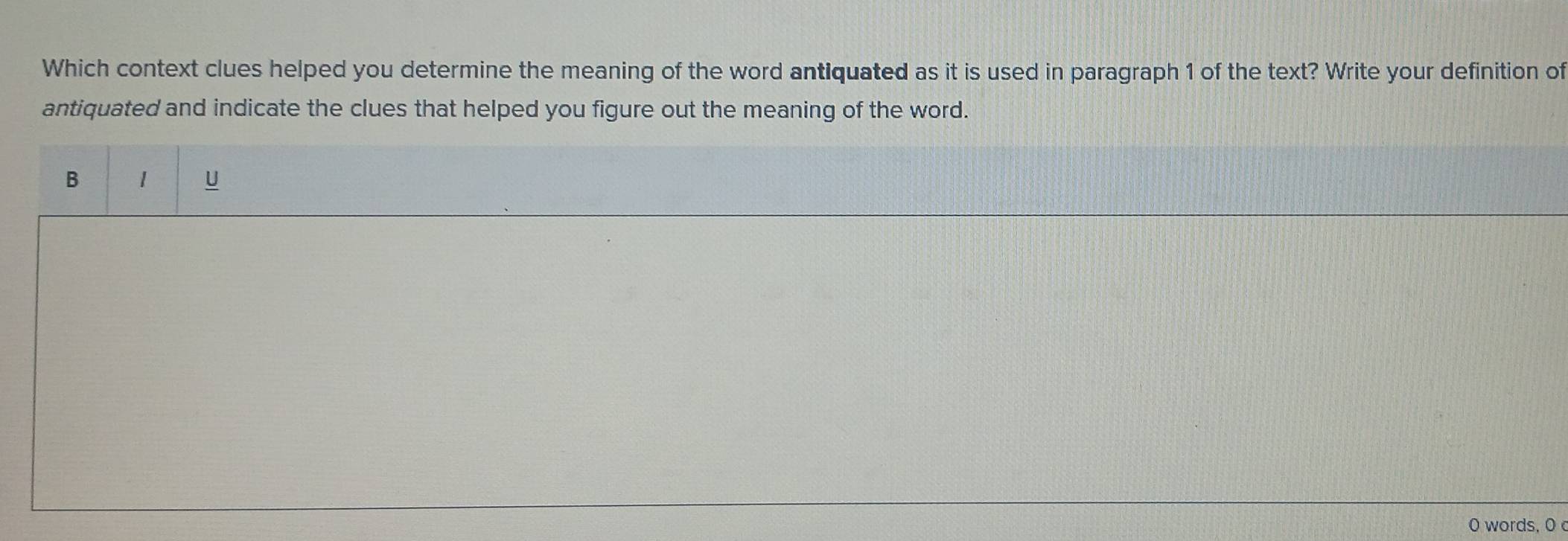 Solved: Which context clues helped you determine the meaning of the ...