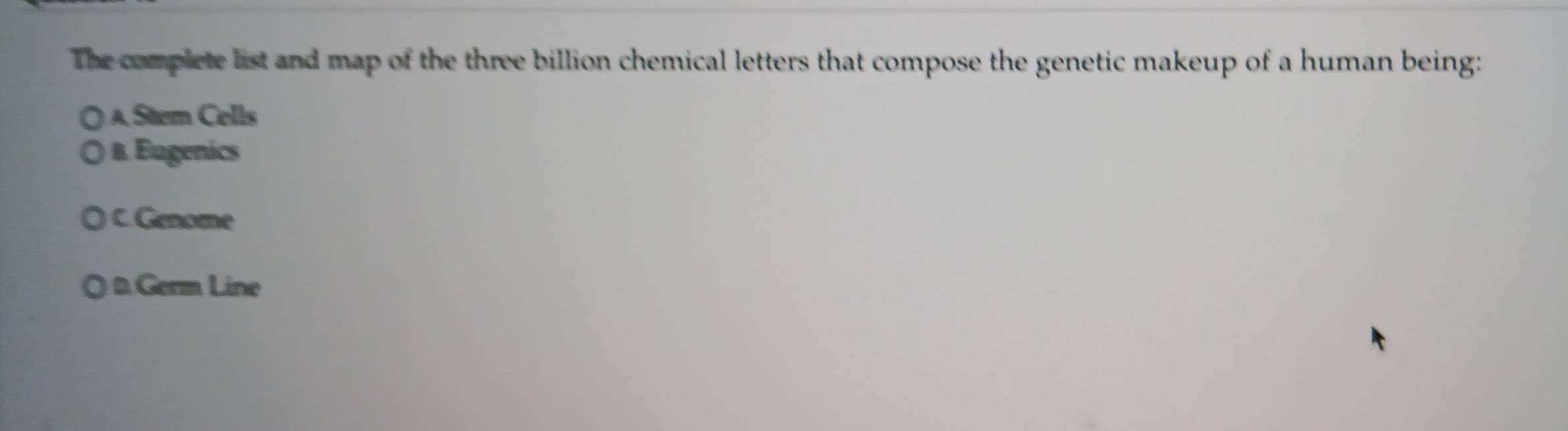 Solved: The complete list and map of the three billion chemical letters ...