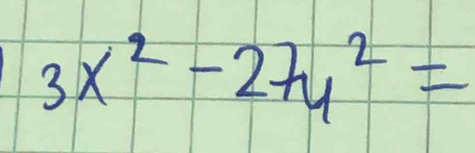 3x^2-27y^2=