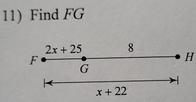 Find FG
H