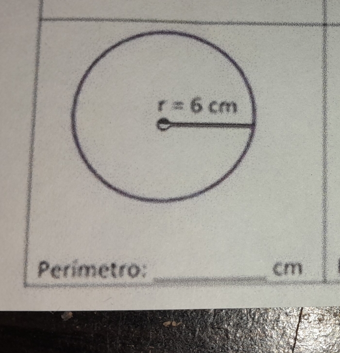 Perímetro: _cm