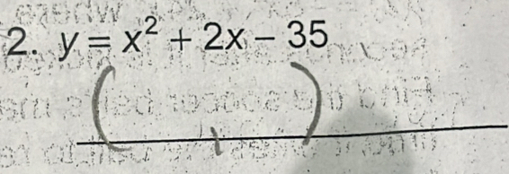 y=x^2+2x-35