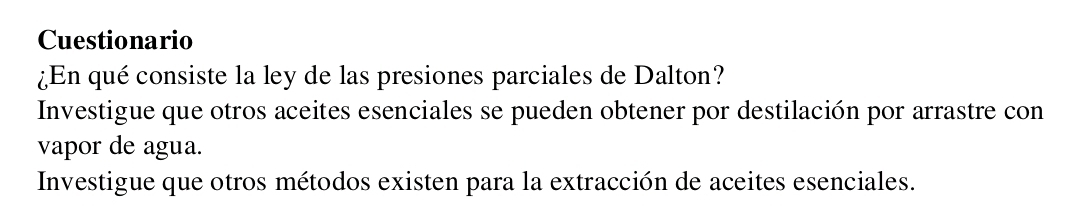 Resuelto:Cuestionario ¿En qué consiste la ley de las presiones ...