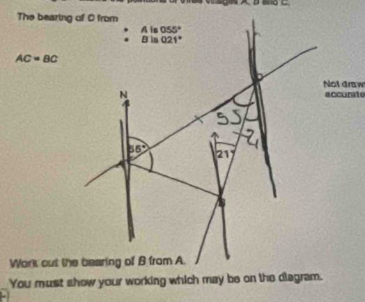 AC=BC
Not draw
accurate