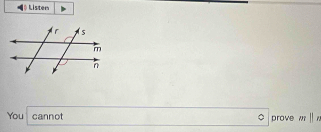 Listen 
You cannot 
prove m