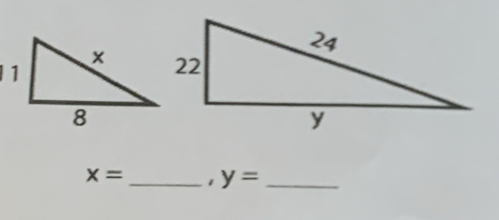 x= _ 1 y= _