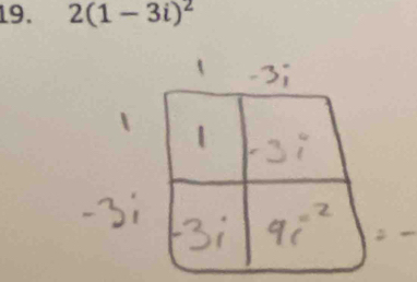 2(1-3i)^2