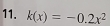 k(x)=-0.2x^2