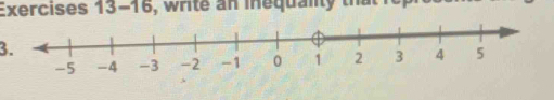 write an inequality tha 
3.