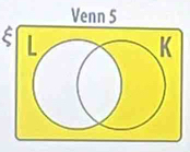 Venn 5 
E L
K