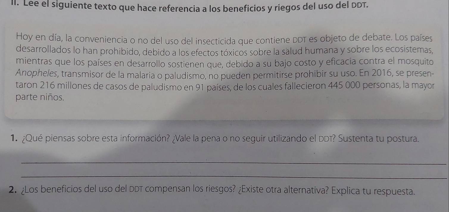 Resuelto:Lee el siguiente texto que hace referencia a los beneficios y ...