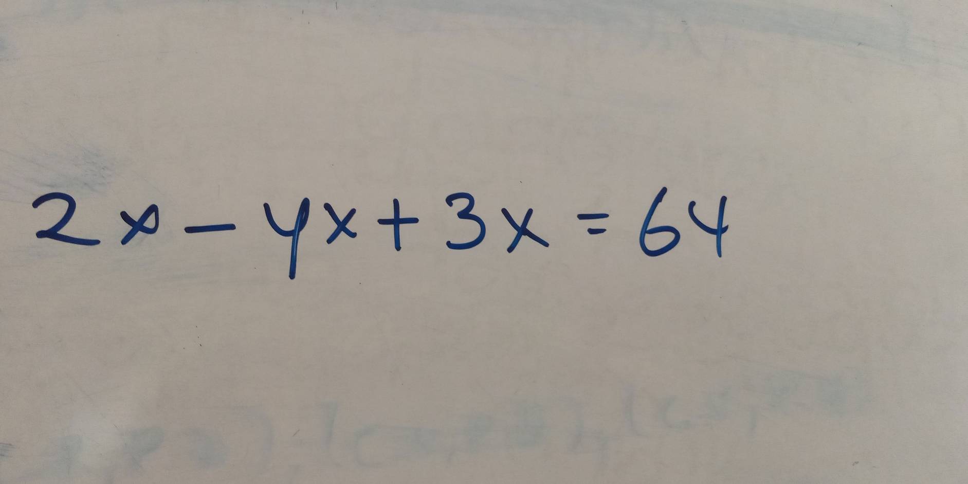 2x-yx+3x=64