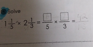 ④ Solve
==