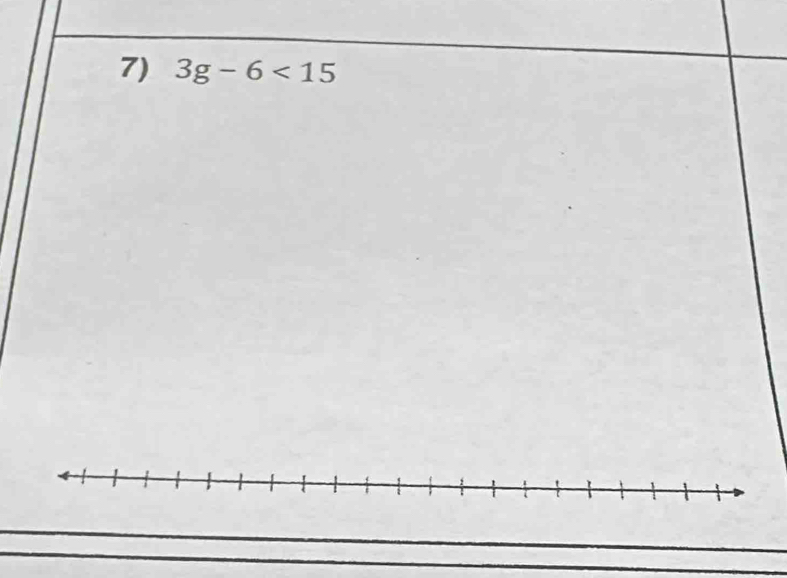 3g-6<15</tex>