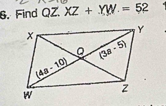 Find QZXZ+YW.=52