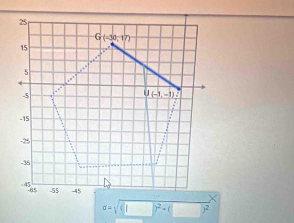 d=sqrt ((□ endpmatrix)^2+(□ )^2