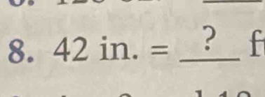 42in.= _?