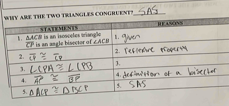 TRIANGLES CONGRUENT?_