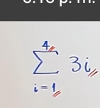 sumlimits _(i=1)^43i,